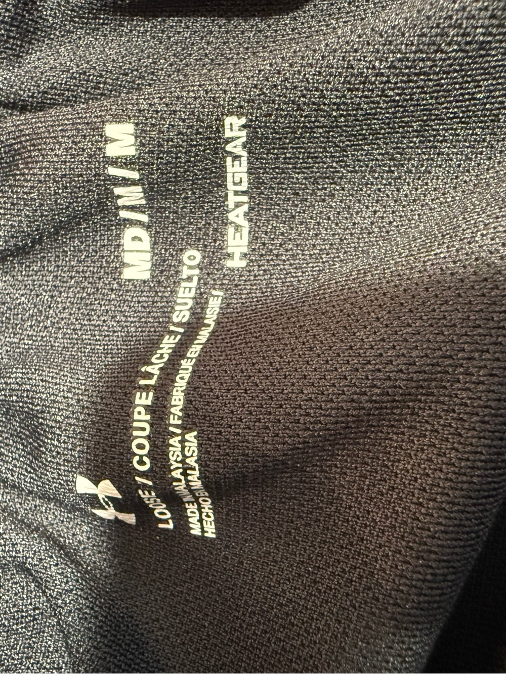 Under Armour Women’s Black Play Up Stripe Wordmark Shorts Size Medium Loose - Picture 8 of 10